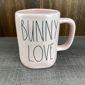 Rae Dunn pink BUNNY LOVE Easter mug.new.